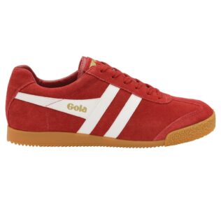 Gola Harrier Suede Deep Red/White