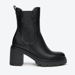 Nero Giardini I309163D Black Heel Pull On Boot