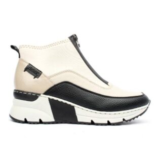 Rieker N6352-60 Cream/Black
