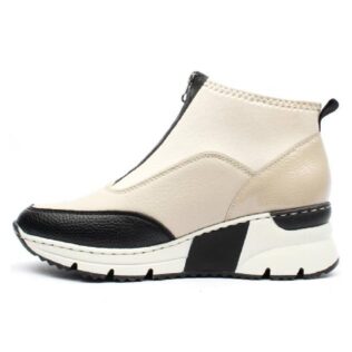 Rieker N6352-60 Cream/Black