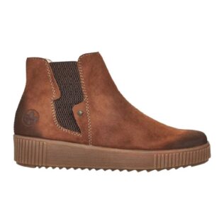 Rieker Y6461-24 Tan Suede Chelsea Boot
