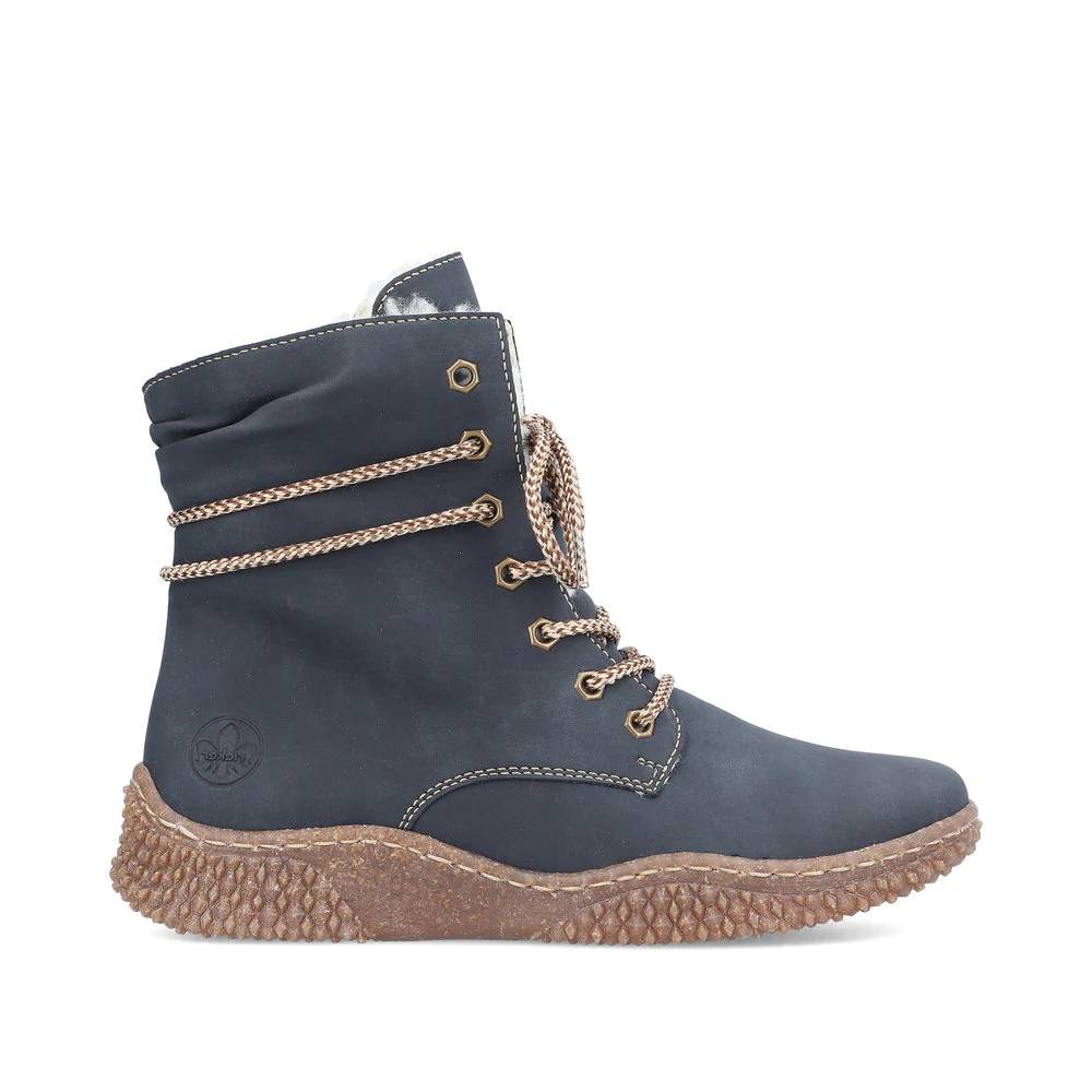 rieker navy boots