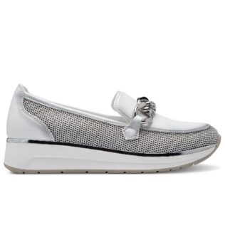 Marco Tozzi 24732-42 White Combi Loafer