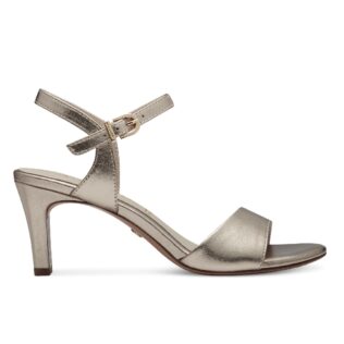 Tamaris 28008-42 Light Gold Heel Sandal