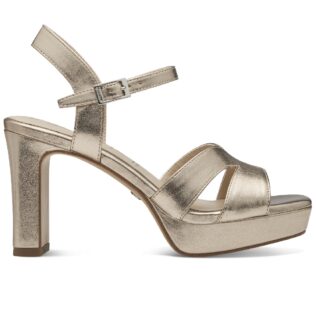Tamaris 28349-42 Light Gold Heel Sandal