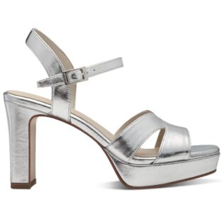 Tamaris 28349-42 Silver Heel Sandal