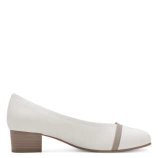 Jana 22367-42 White Patent Shoe