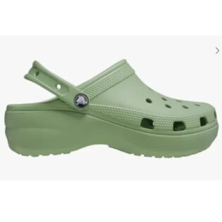 Crocs Classic Platform Clog 206750 Fair Green
