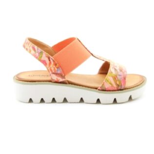 Heavenly Feet Ritz Floral Orange