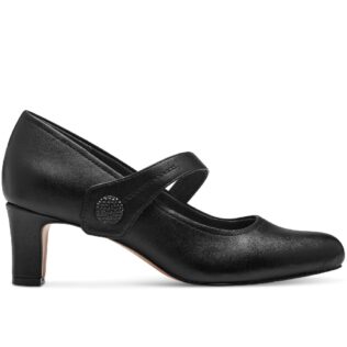 Jana 22474 Black Strappy Heel