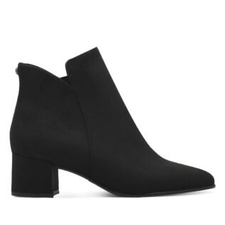 Tamaris 25354-43 Black Suede Block Heel Boot