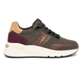 Nero Giardini I411525D Forest Green/Berry/Bronze Trainer