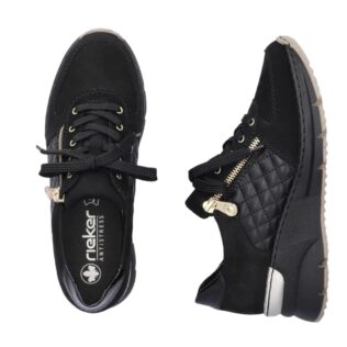 Rieker N6314-00 Black Combi Trainer