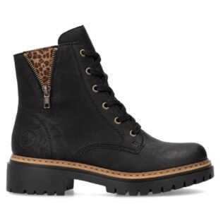 Rieker72617-00 Black/Tan