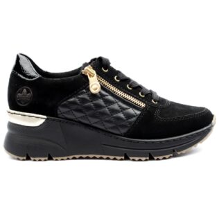 Rieker N6314-00 Black Combi Trainer