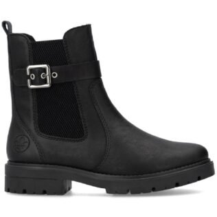 Rieker Z2856-00 Black Gusset