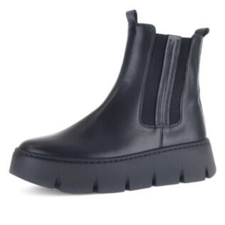 Gabor 53.743.27 Black Gusset Ankle Boot