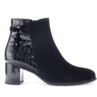 Gabor 55.692.90 Black Heel Ankle Boot
