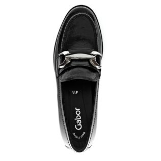Gabor 55.251.97 Black Loafer