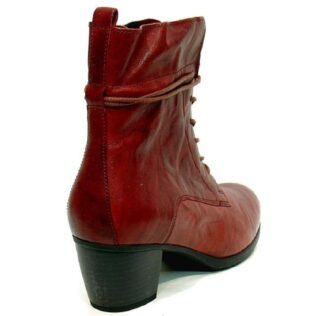 Gabor 55.521.55 Dark Red Heel Lace Boot