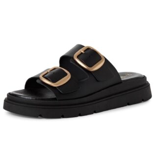 Tamaris 27239-42 Black Double Buckle Sandal