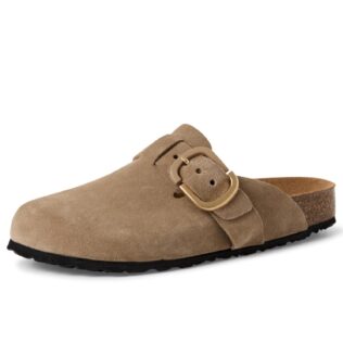 Tamaris 27600-44 Taupe Clog Sliders
