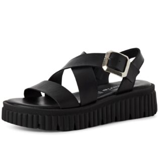 Tamaris 28705-44 Black Buckle Sandal