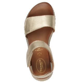 Jana ‘ Tamaris Comfort ‘ 88720-44 Light Gold Sandal