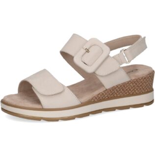 Caprice 28753-42 Snow Nubuck Wedge Sandal