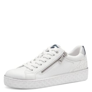 Marco Tozzi 23709-41 White/Silver Dressy Trainer