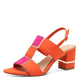 Marco Tozzi 28314-42 Carrot/Combi Block Heel Sandal