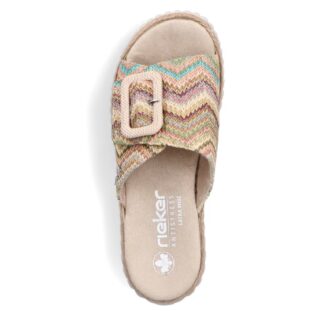 Rieker 69253-91 Pastel Multi Mule Sandal