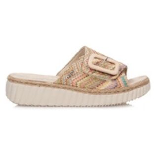 Rieker 69253-91 Pastel Multi Mule Sandal
