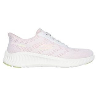 Skechers 125643 White/Pink Fake Lace Slip in