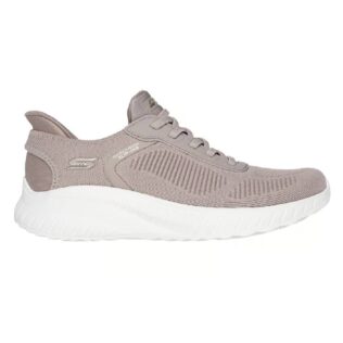 Skechers 117497 Taupe Fake Lace Slip Ins4