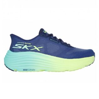 Skechers 129473 Navy/Lime Laced Slip In