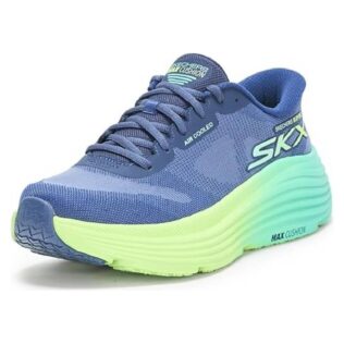 Skechers 129473 Navy/Lime Laced Slip In
