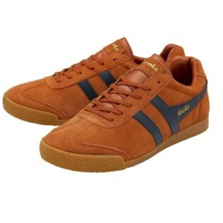 Gola Harrier Suede Moody Orange/Navy