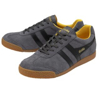 Gola Harrier Suede Shadow/Black/Sun