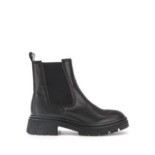 Gabor 71.850.27 Black Leather Pull on Boot