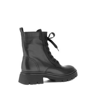 Gabor 71.852.27 Black Leather Lace Boot