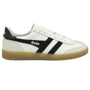 Gola Mens Viper Leather Trainer White/Black/Gum