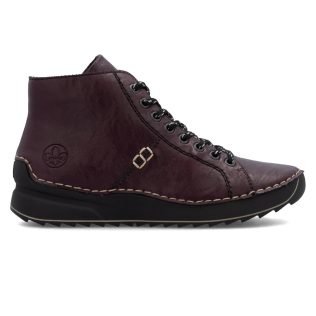 Rieker 71510-30 Wine Lace Boot