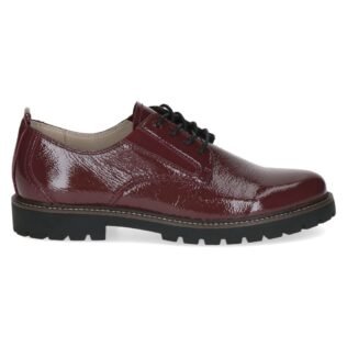 Caprice 23703-45 Burgundy Patent Lace Shoe