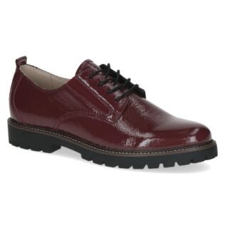 Caprice 23703-45 Burgundy Patent Lace Shoe