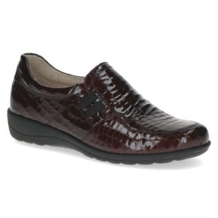 Caprice 24752-45 Bordo Croc Slip-on