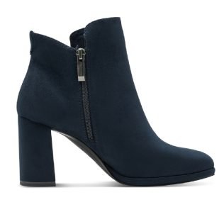 Tamaris 25362-25 Navy Suede Heel Boot