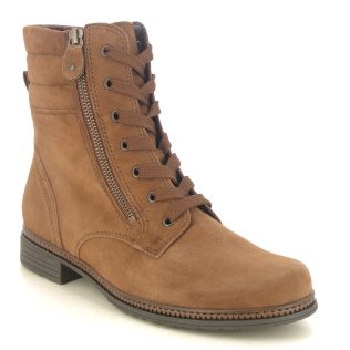 Gabor 74.672.14 Brown Nubuck Lace Boot