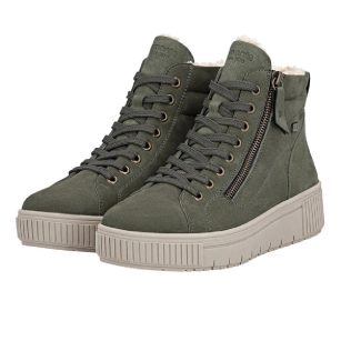 Remonte D3B71-54 Khaki Nubuck Lace/Zip