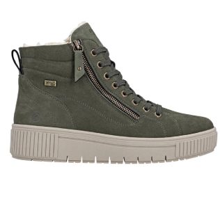 Remonte D3B71-54 Khaki Nubuck Lace/Zip